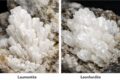 LAUMONTITE e LEONHARDITE - Silicati (Silicates)